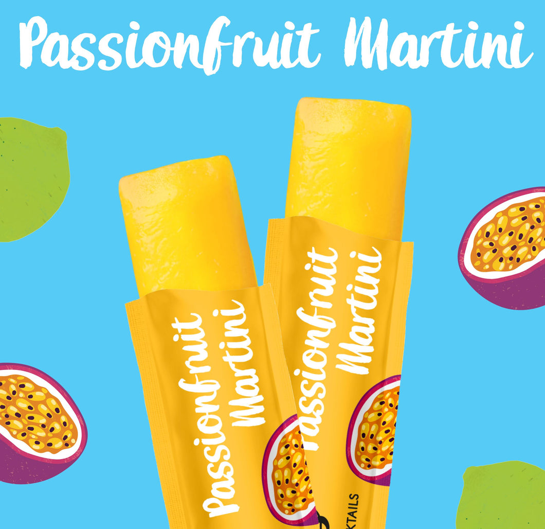 Passionfruit Martini Cocktail Pops