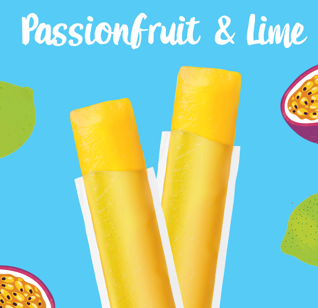 Passionfruit & Lime Sorbet Pop