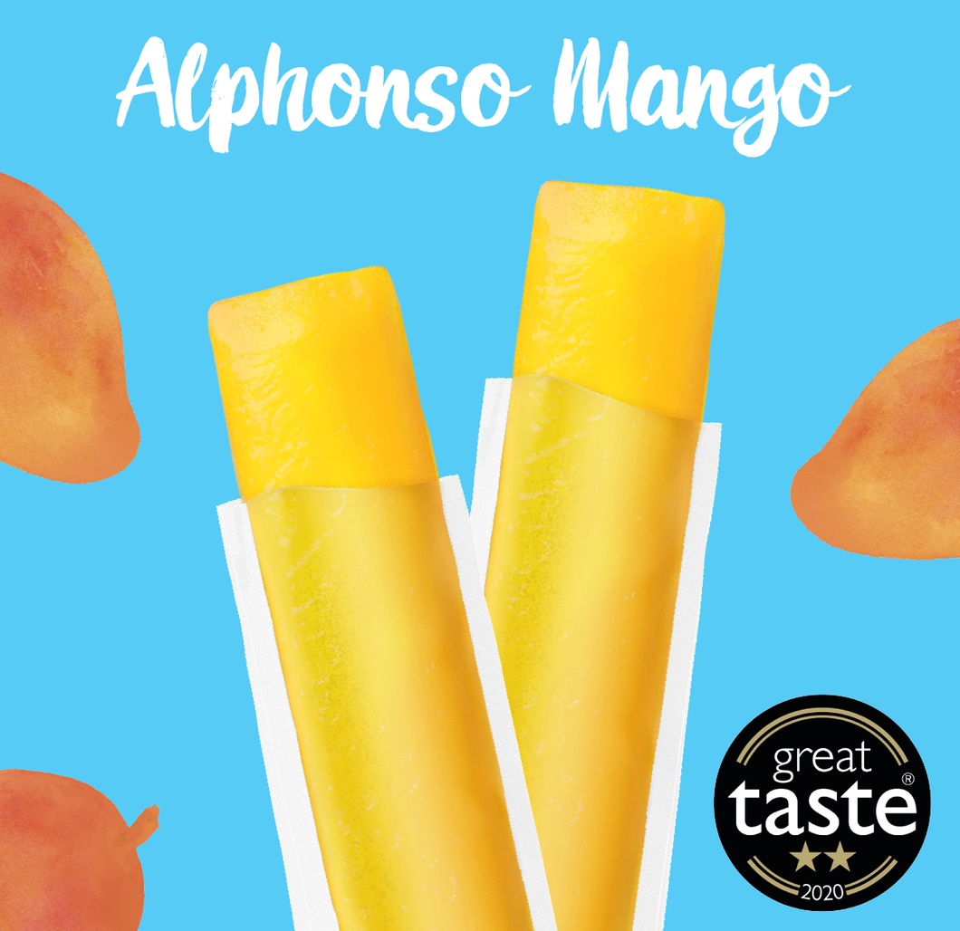 Alphonso Mango Sorbet Pops (DROPS JULY)