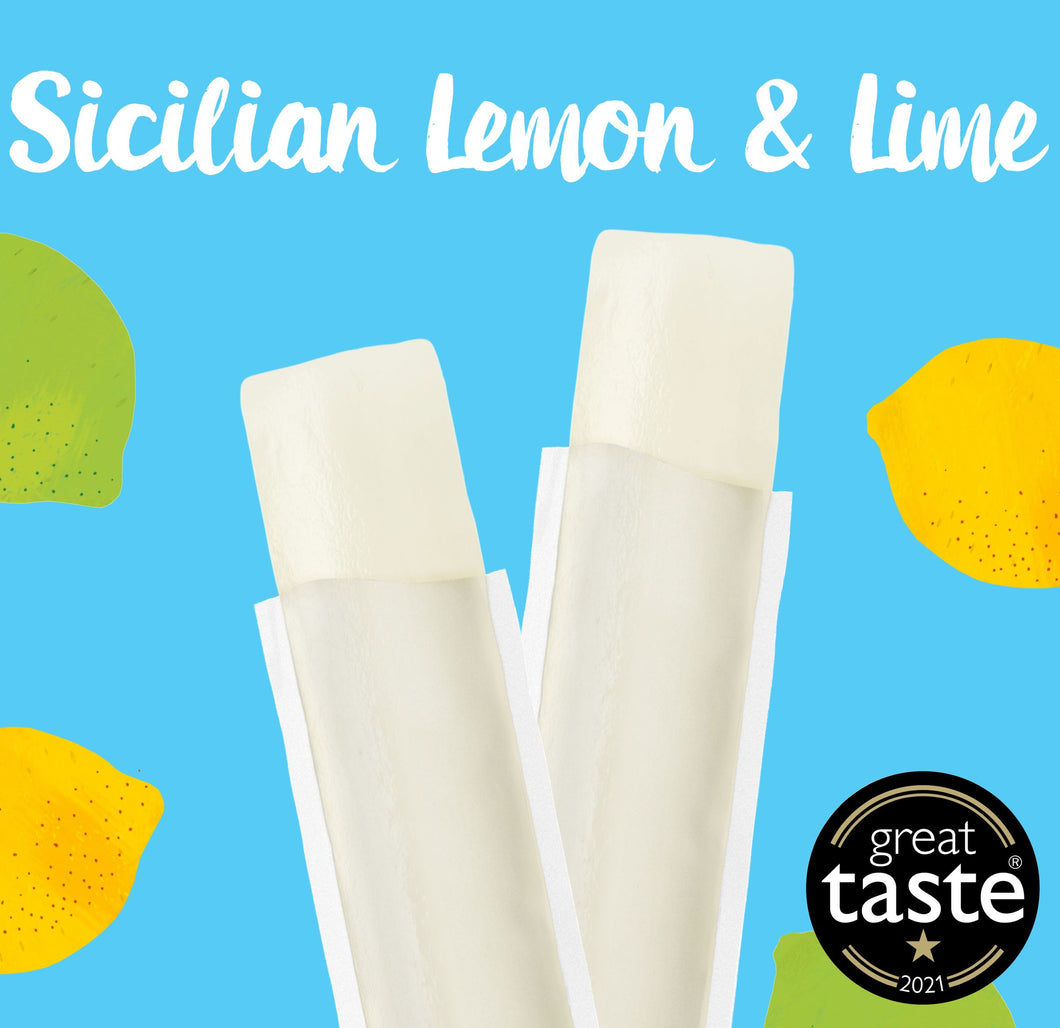 Sicilian Lemon and Lime Sorbet Pop